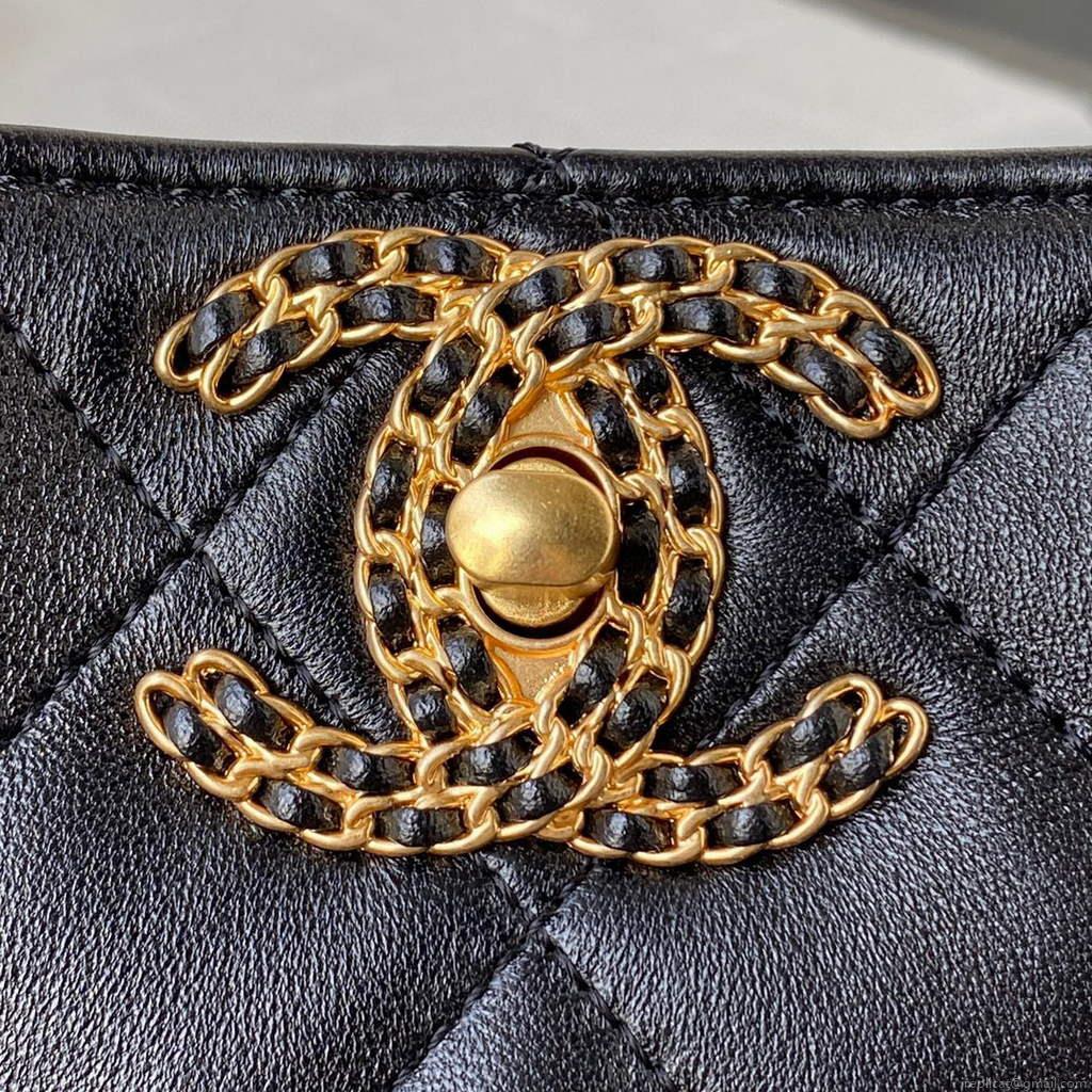 Chanel AS2977 Small Box Bag Shoulder bag Black
