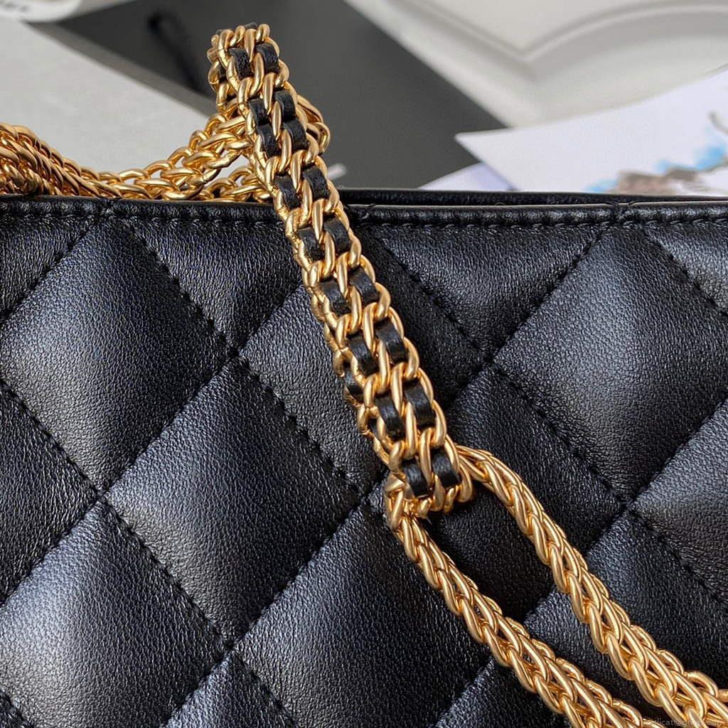Chanel AS2977 Small Box Bag Shoulder bag Black