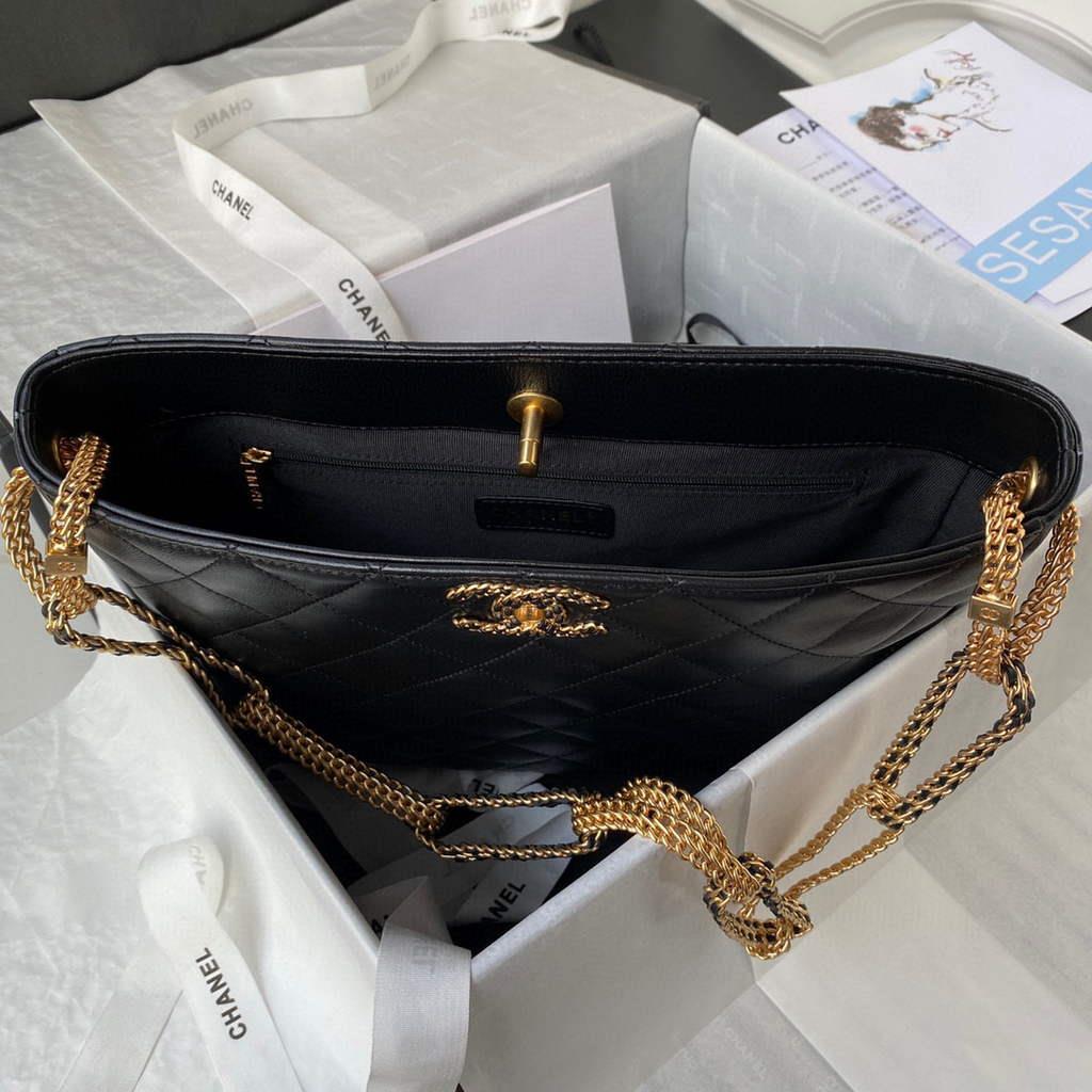 Chanel AS2977 Small Box Bag Shoulder bag Black