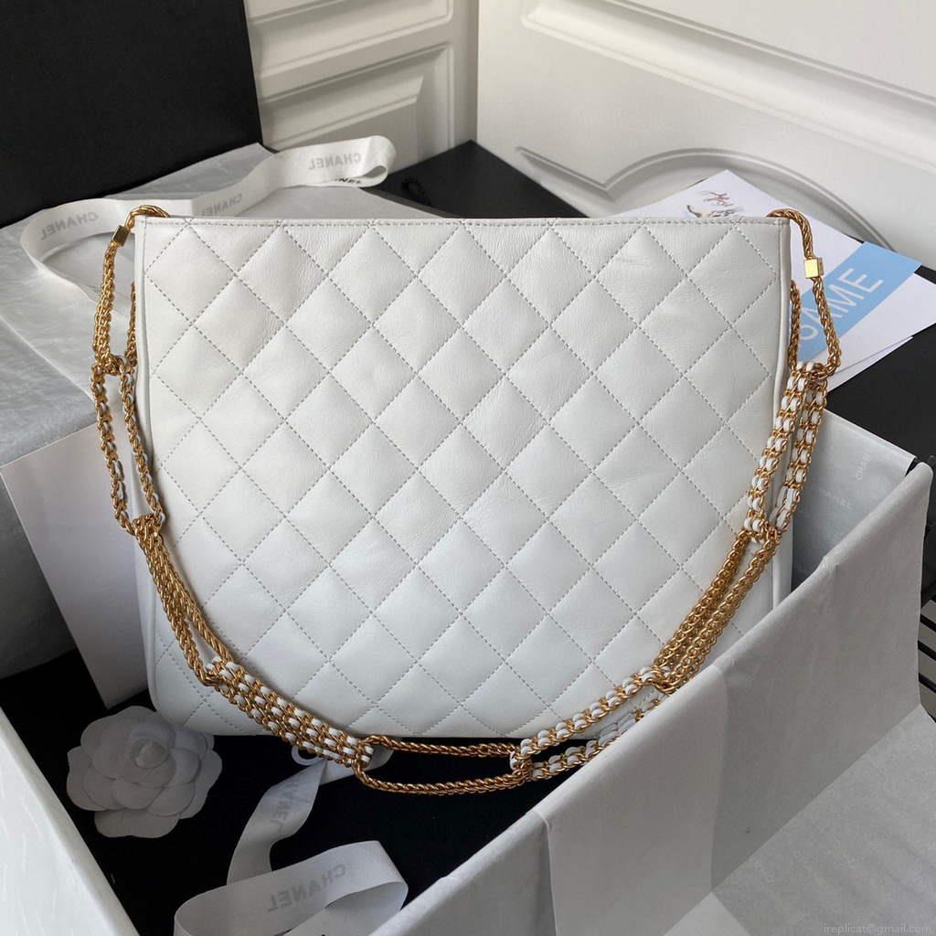 Chanel AS2977 Small Box Bag Shoulder bag White