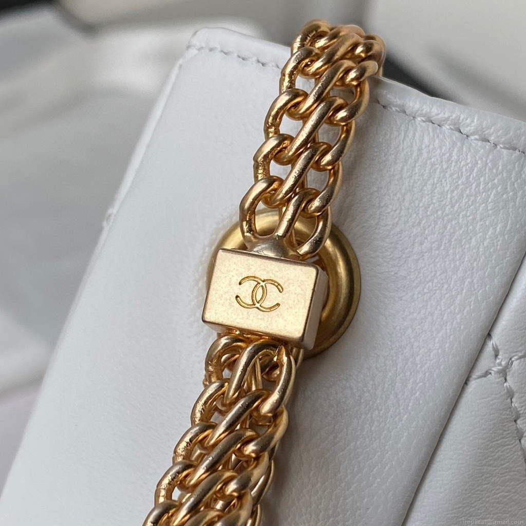 Chanel AS2977 Small Box Bag Shoulder bag White
