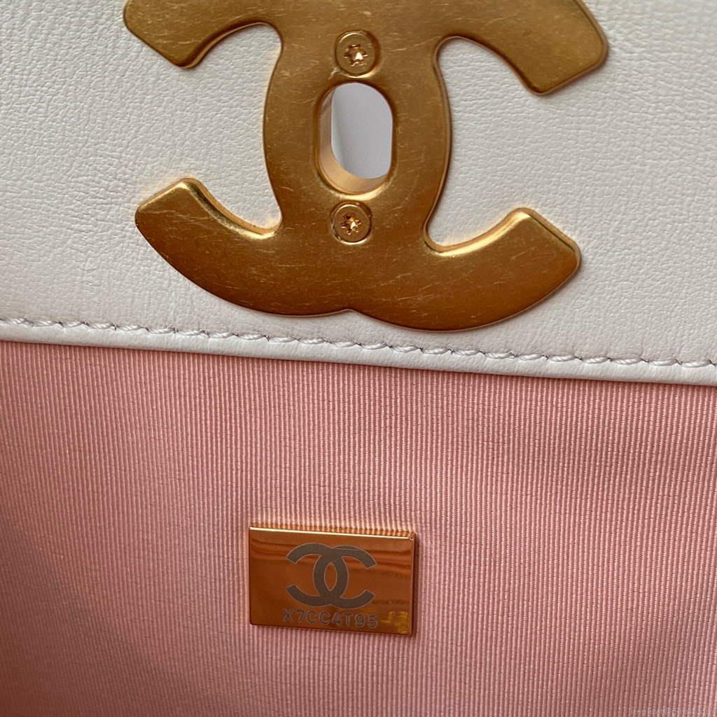 Chanel AS2977 Small Box Bag Shoulder bag White