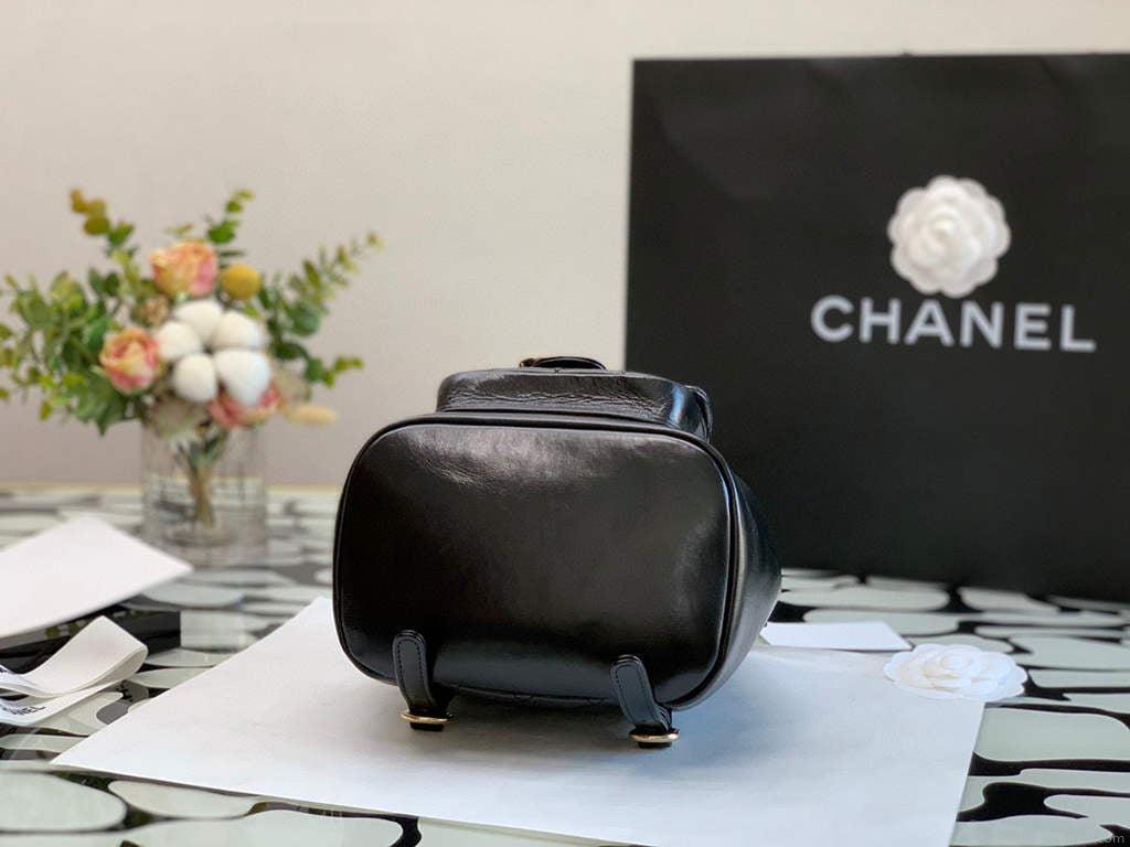 Chanel A99121 Backpack A3002 Calfskin Black