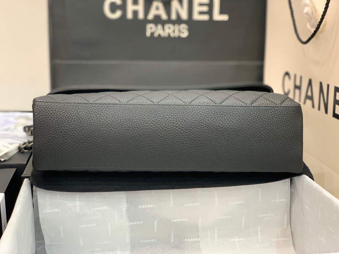 Chanel AS8095 Chanel Flap bag Calfskin Black