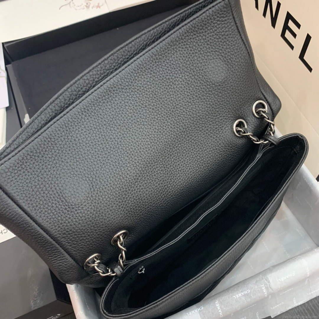 Chanel AS8095 Chanel Flap bag Calfskin Black