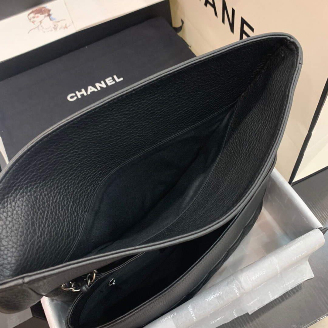 Chanel AS8095 Chanel Flap bag Calfskin Black
