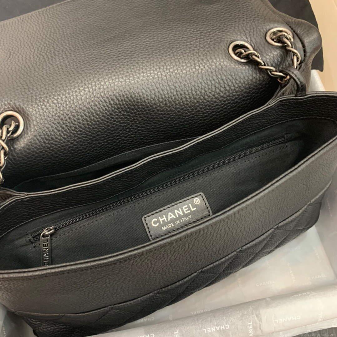 Chanel AS8095 Chanel Flap bag Calfskin Black