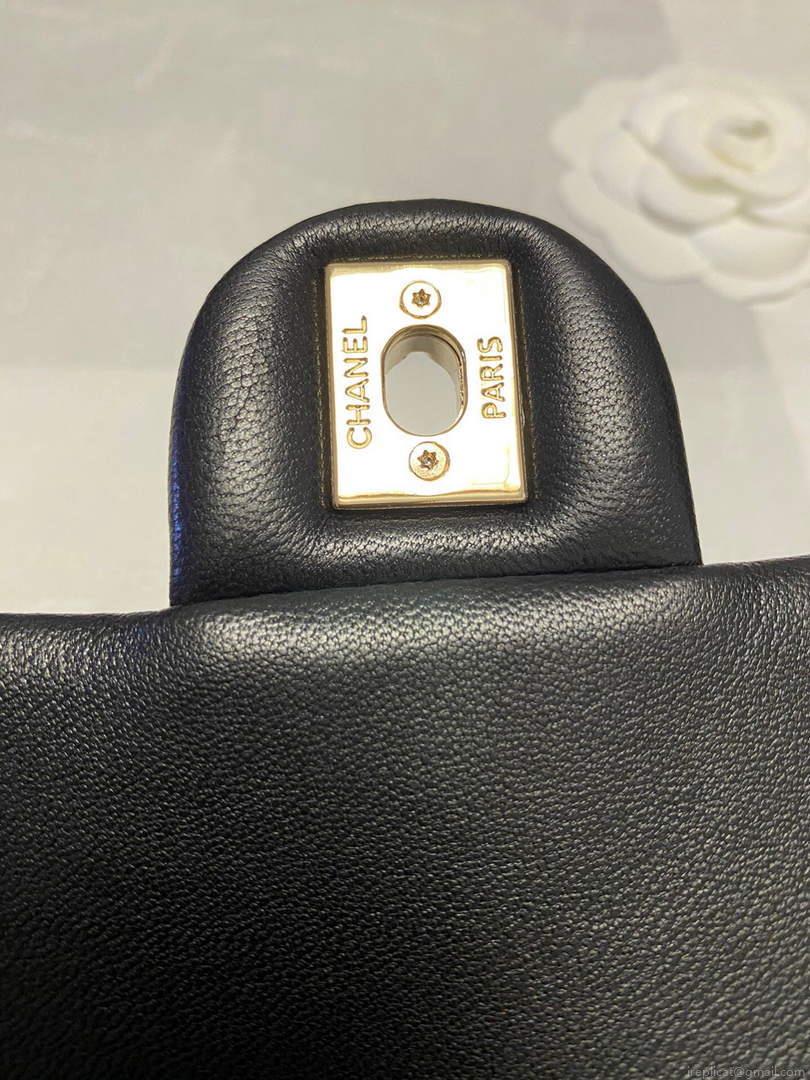 Chanel AS1353 Chanel flap bag Lambskin Black