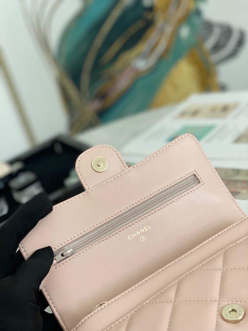 Chanel A81171 Chanel Flap bag Lambskin Pink