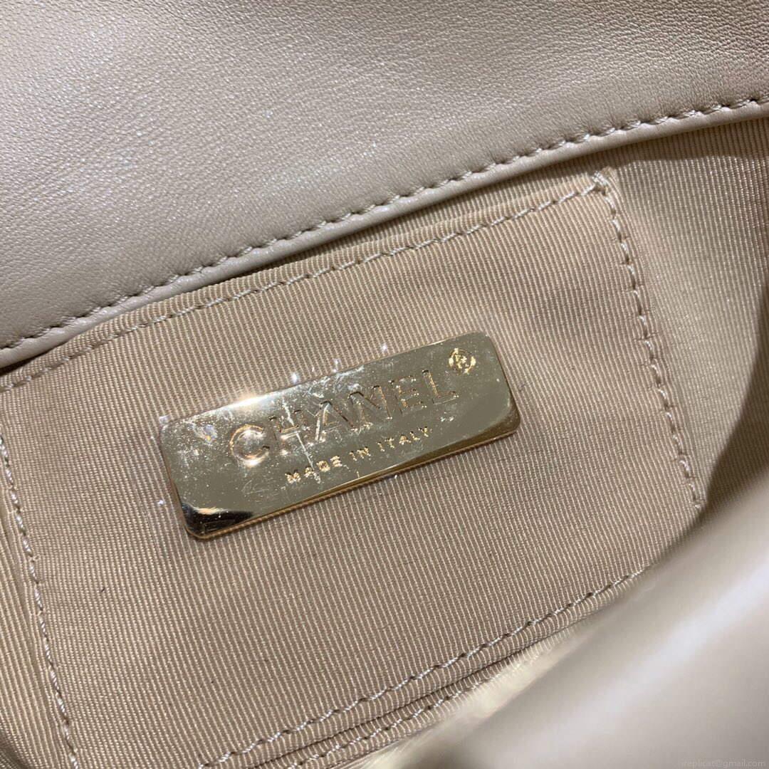 Chanel AS1163 Chanel Flap bag Lambskin Yellow