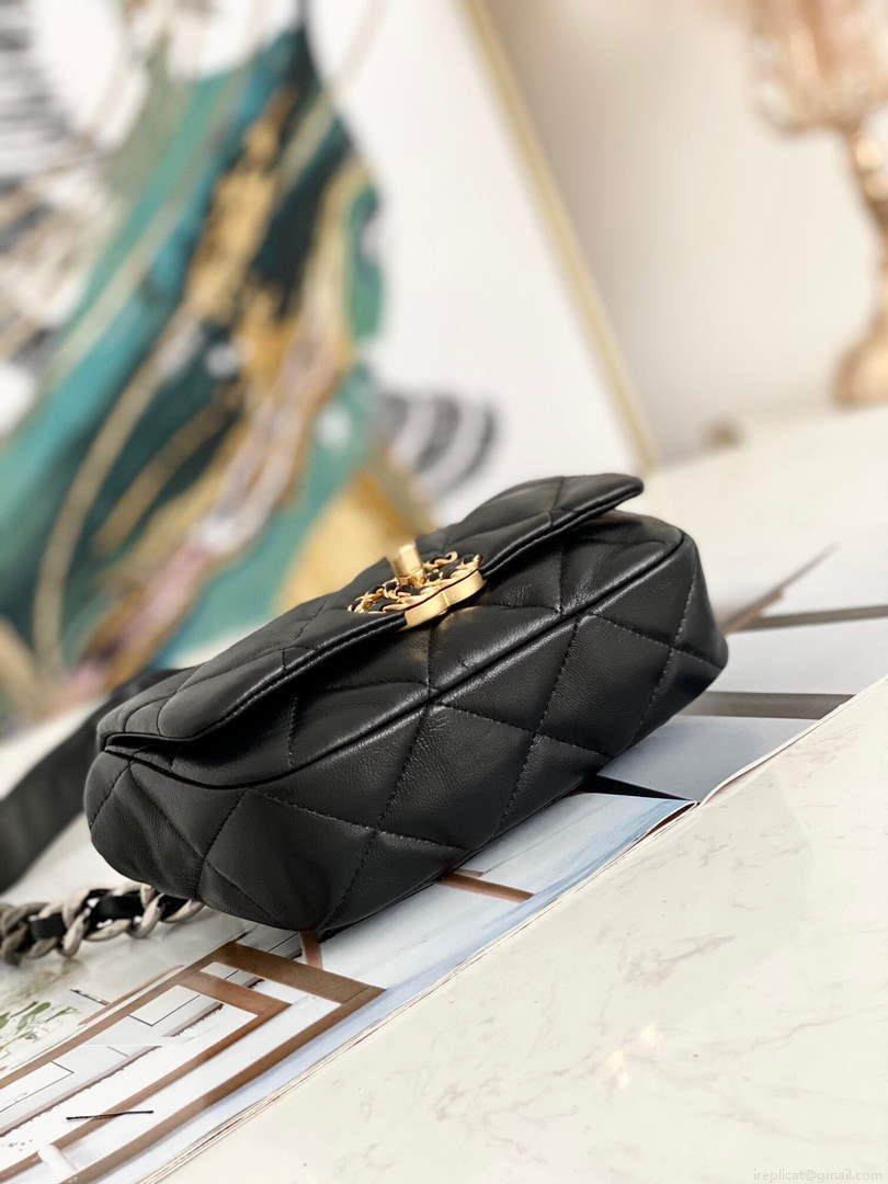 Chanel AS1163 Chanel Flap bag Lambskin Black