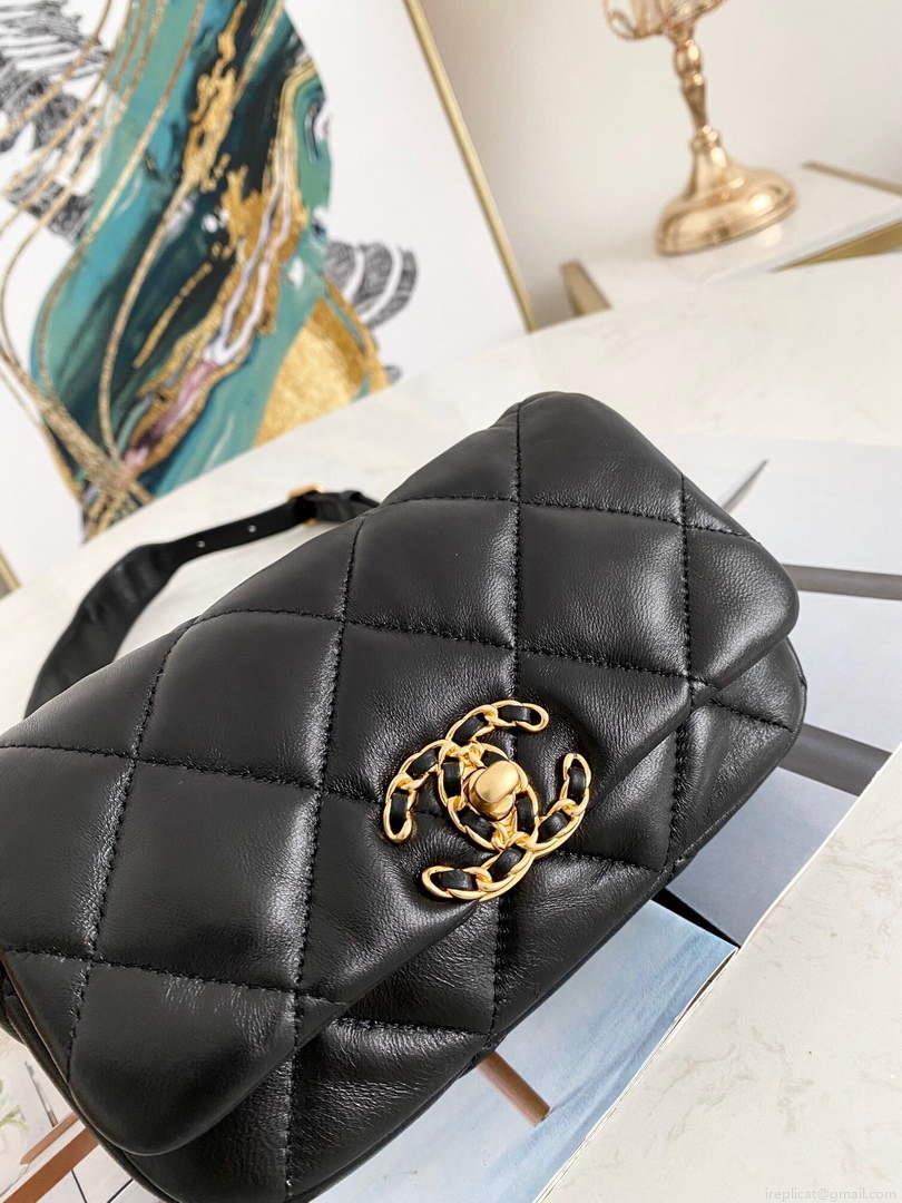 Chanel AS1163 Chanel Flap bag Lambskin Black