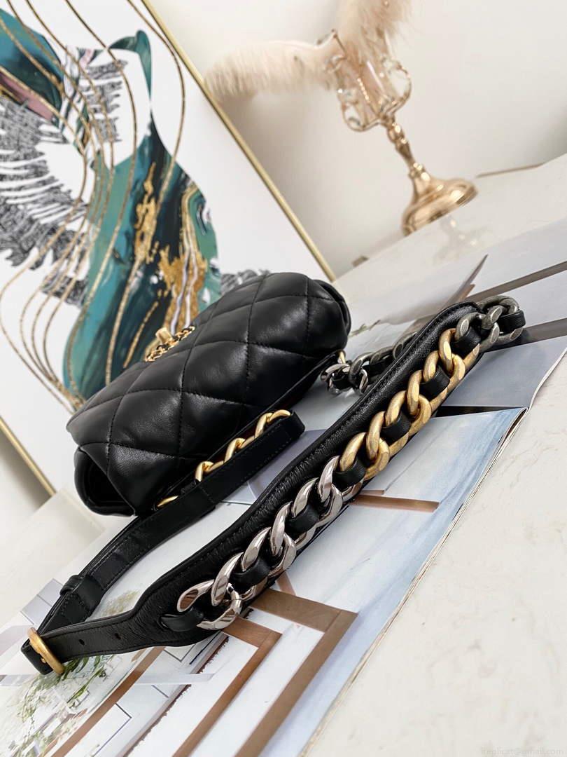 Chanel AS1163 Chanel Flap bag Lambskin Black