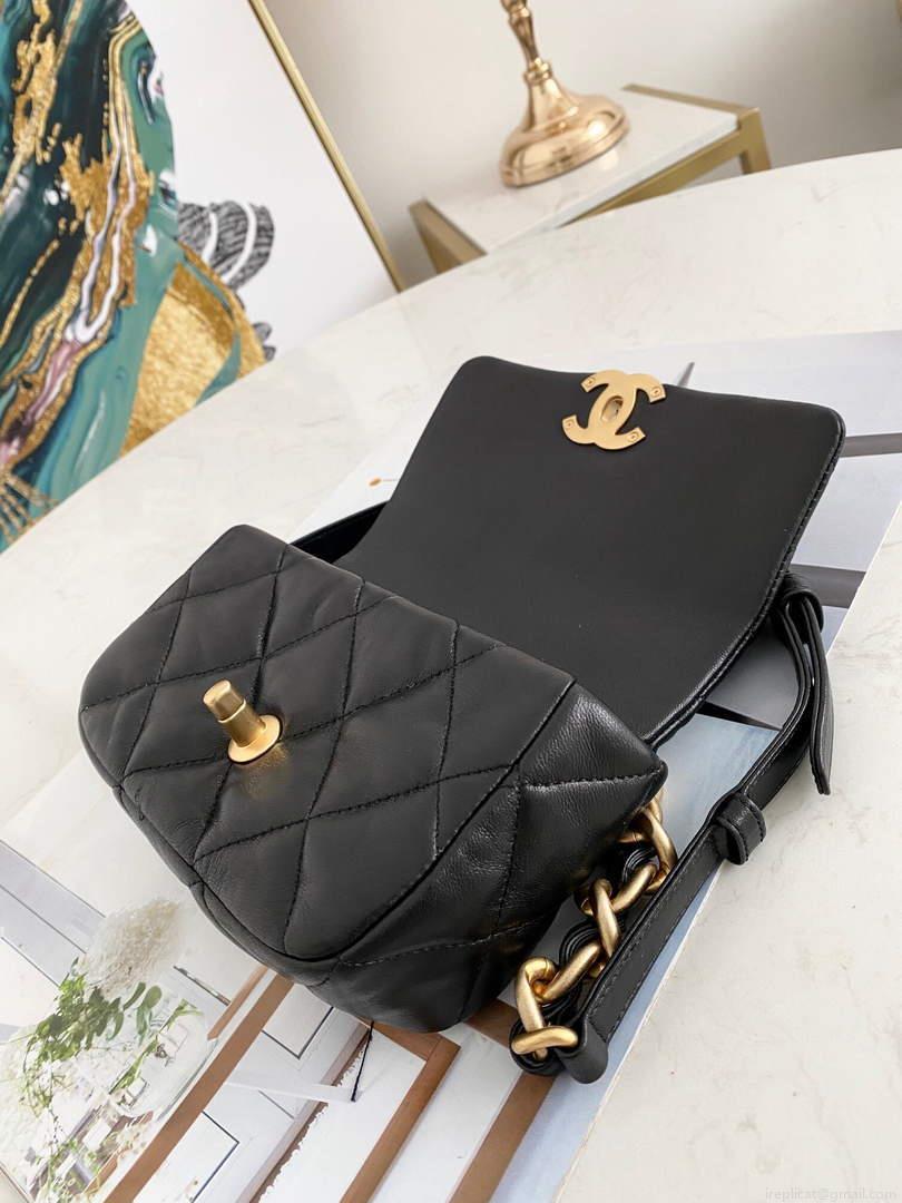 Chanel AS1163 Chanel Flap bag Lambskin Black