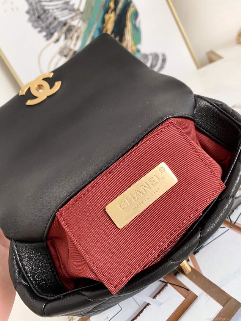 Chanel AS1163 Chanel Flap bag Lambskin Black