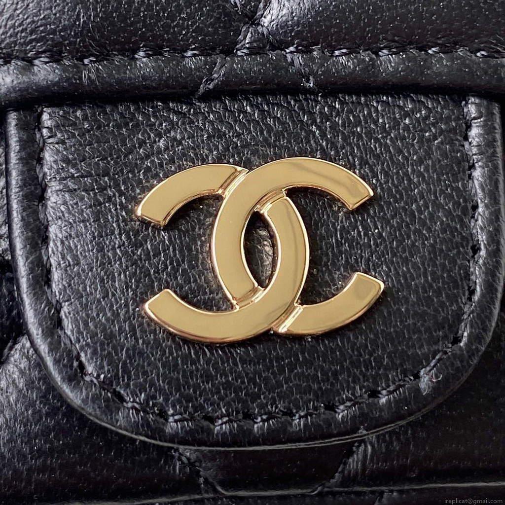 Chanel AP2305 Chanel Mini Flap bag Lambskin Black