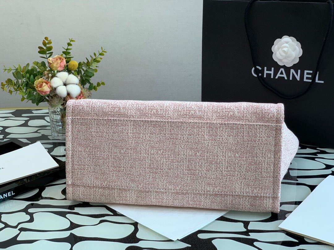 Chanel A66941 Chanel Large Shopping Bag Tote Shoulder Pink