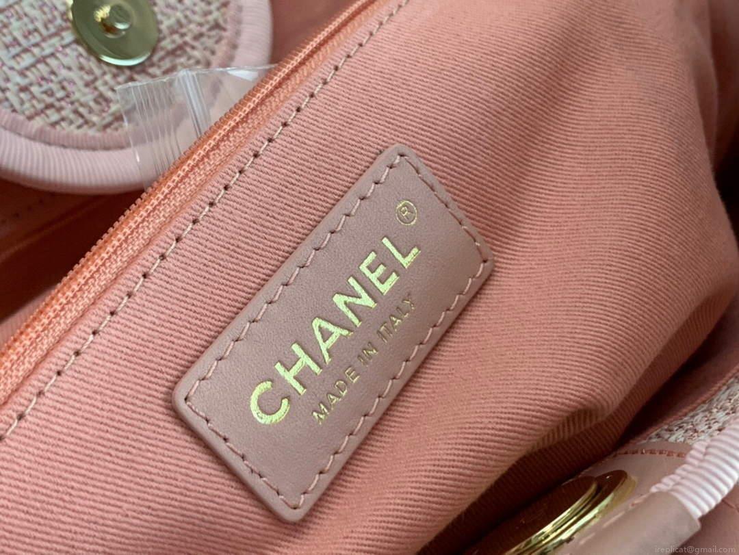 Chanel A66941 Chanel Large Shopping Bag Tote Shoulder Pink