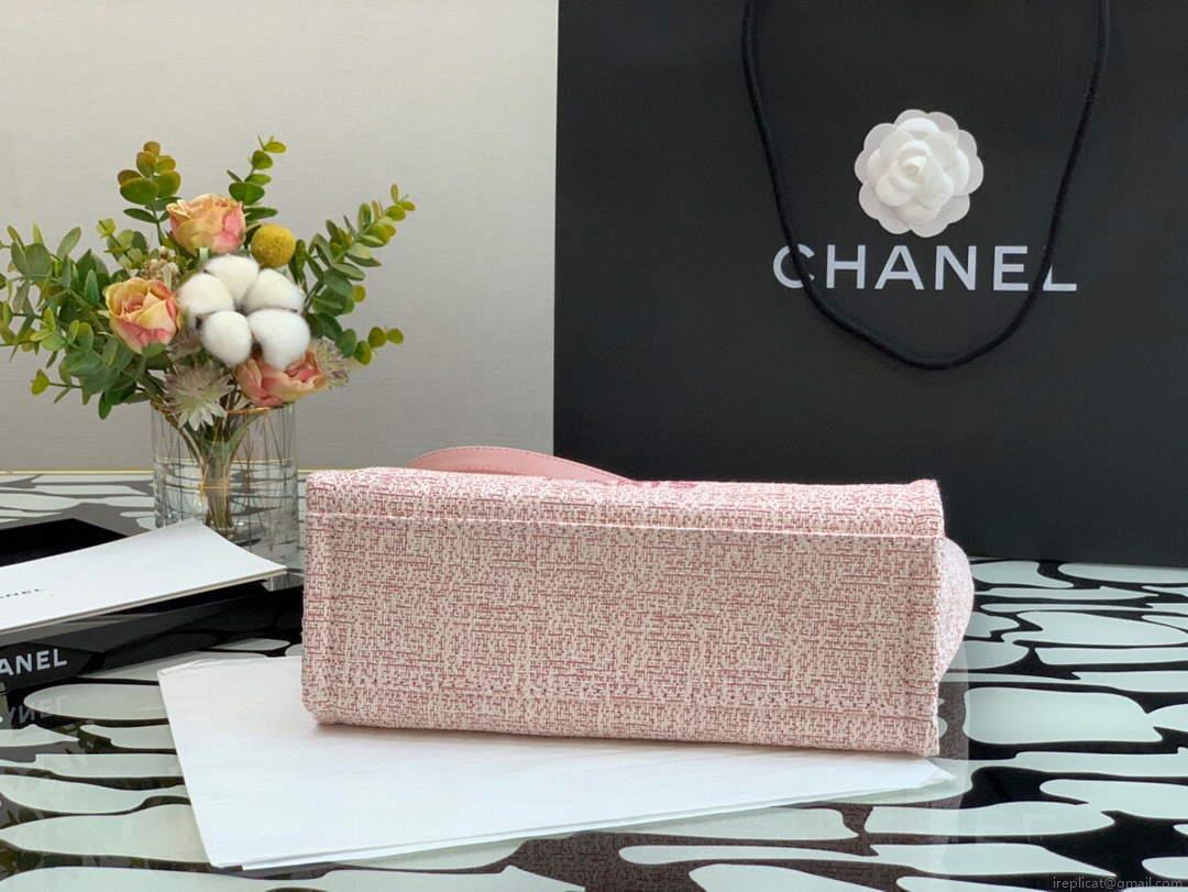 Chanel A66941 Chanel Medium Shopping Bag Tote Shoulder Pink
