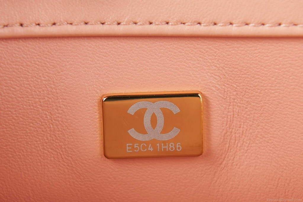 Chanel AS3114 Flap Bag Lambskin Ocher Yellow