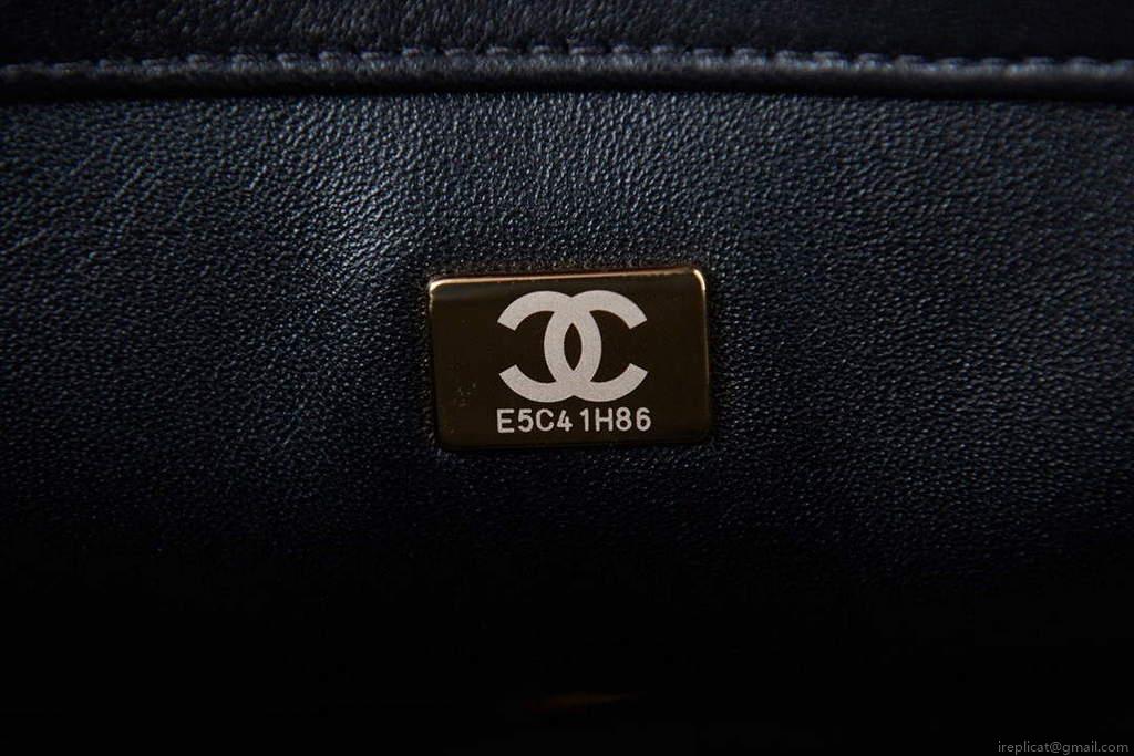 Chanel AS3114 Flap Bag Lambskin Black