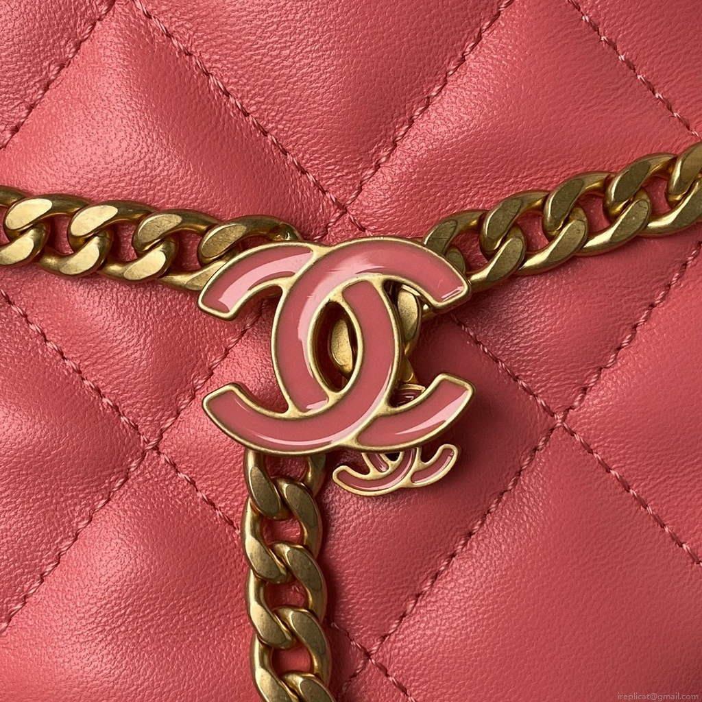 Chanel Bucket Bag Lambskin AS3116 Pink