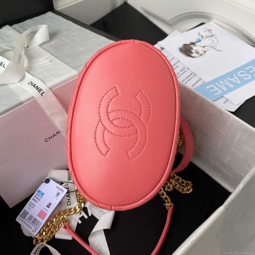 Chanel Bucket Bag Lambskin AS3116 Pink