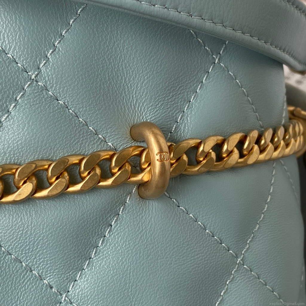 Chanel Bucket Bag Lambskin AS3116 Blue