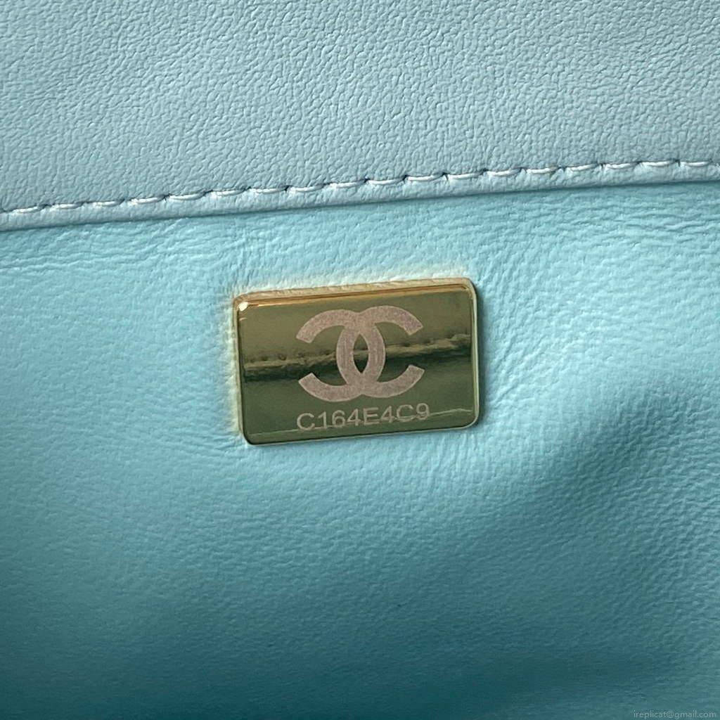 Chanel Bucket Bag Lambskin AS3116 Blue
