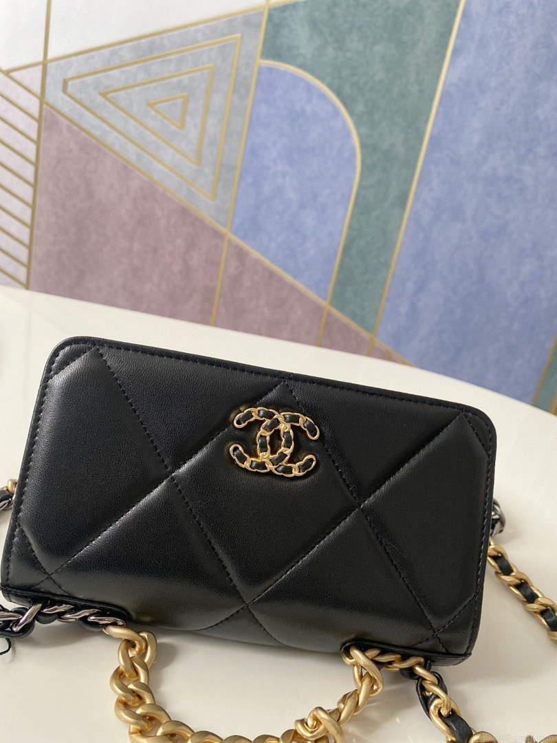 Chanel A86092 WOC Bag Lambskin Black