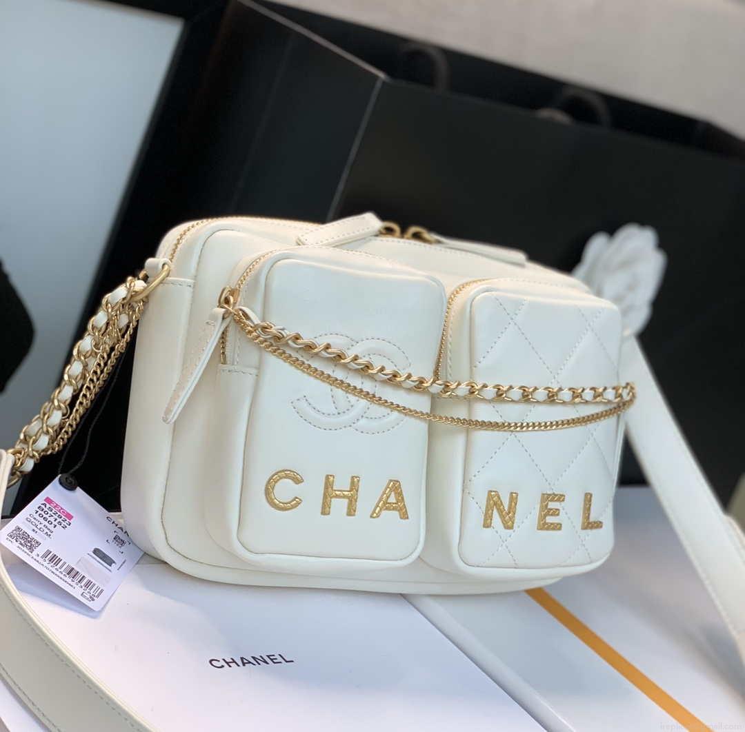 Chanel Camera Case AS2923 Bag White