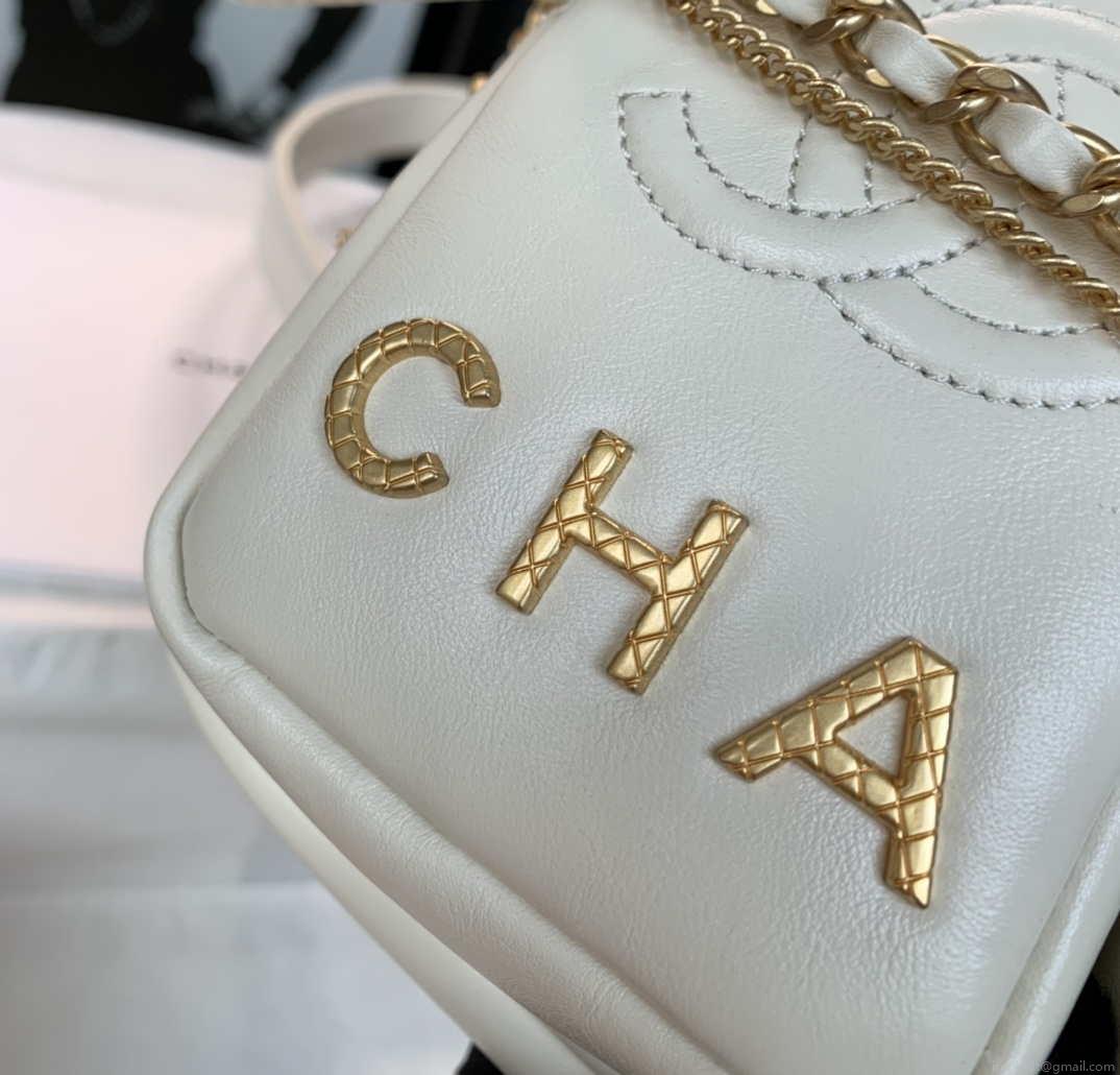 Chanel Camera Case AS2923 Bag White