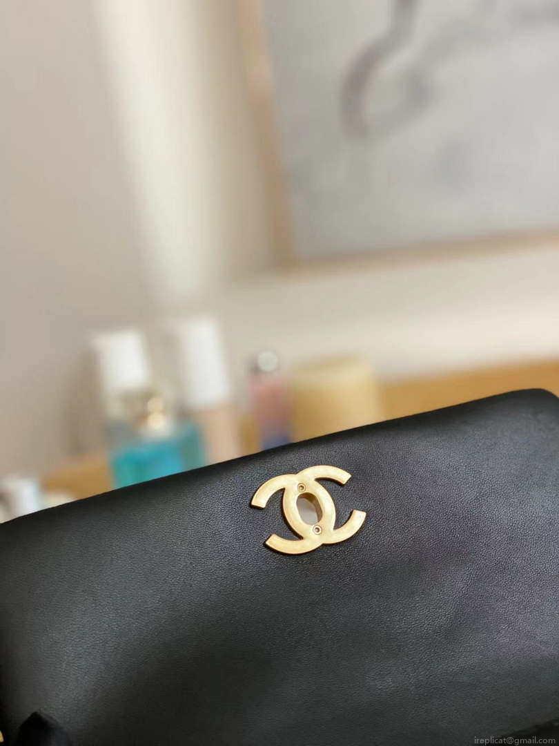 Chanel AS3378 MINI Flap Bag Lambskin Black