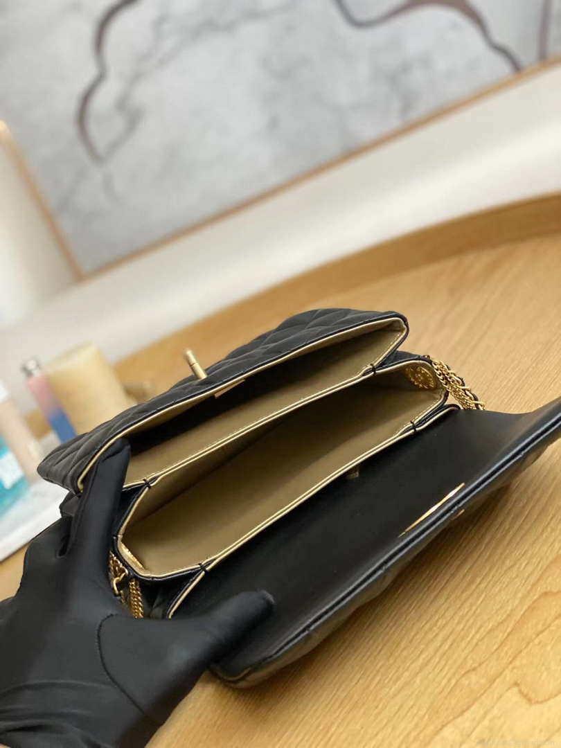 Chanel AS3378 MINI Flap Bag Lambskin Black