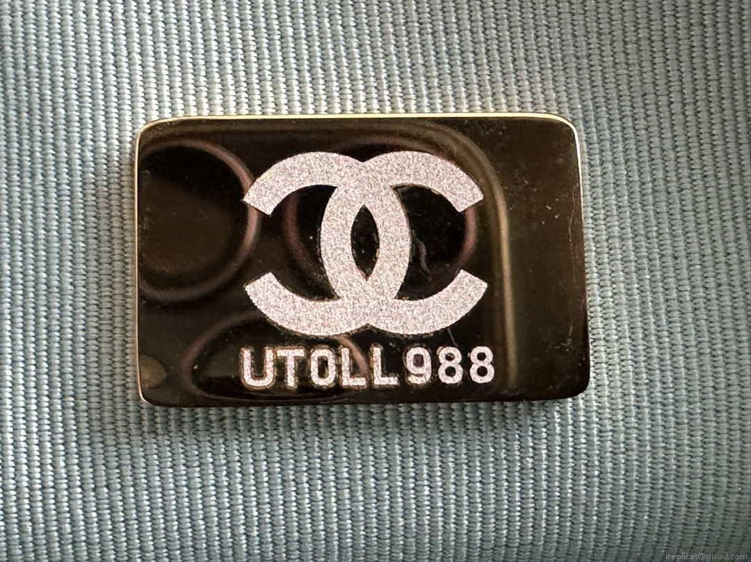 Chanel AS3737 Mini Flap Bag Lambskin Enamel & Gold-Tone Metal Blue