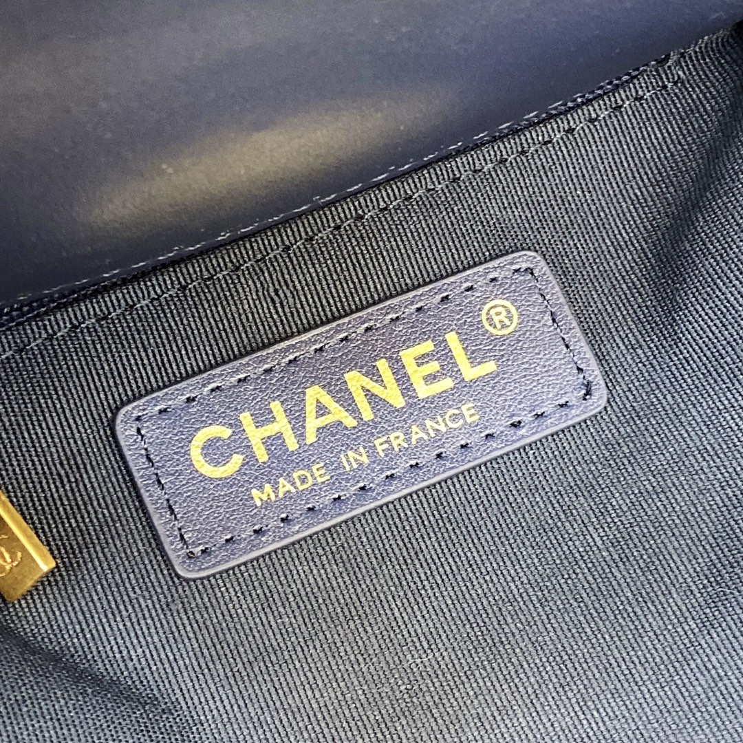 Chanel AS3652 Small Flap Bag with Top Handle Cotton & Wool Tweed & Gold-Tone Metal Black and Red