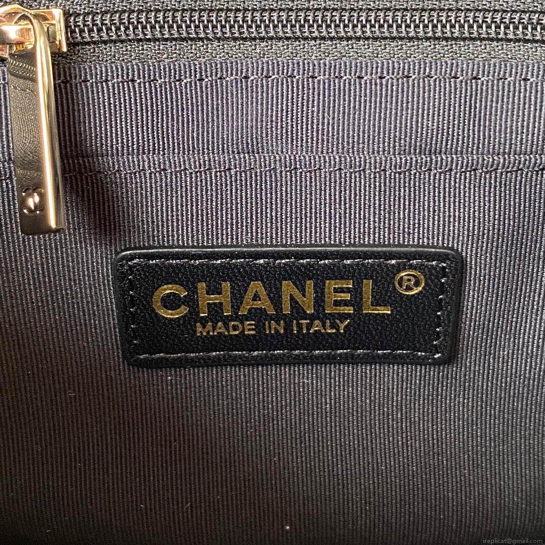 Chanel AS3330 Mini Flap 17cm Bag Black Lambskin