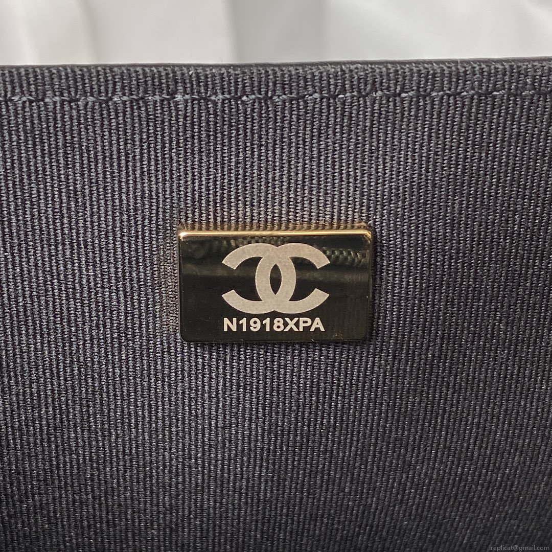 Chanel AS4051 Small Flap Classic Bag CF Lambskin Black Gold