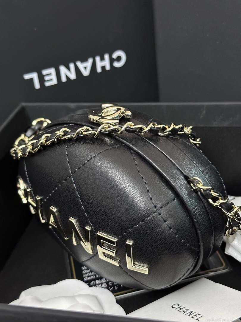 Chanel AP3252 Clutch With Chain Lambskin Black