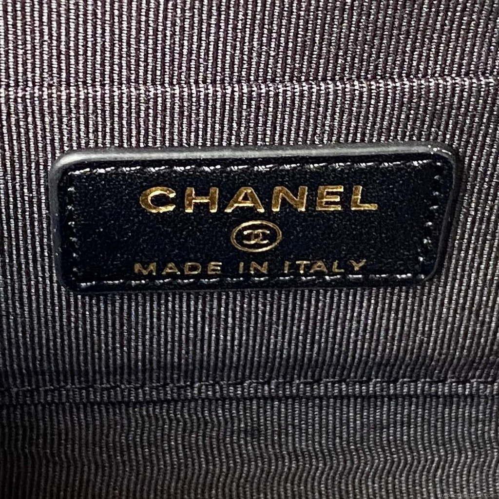 Chanel AP3426 Woc Mini Flap Bag Lambskin 17cm Black