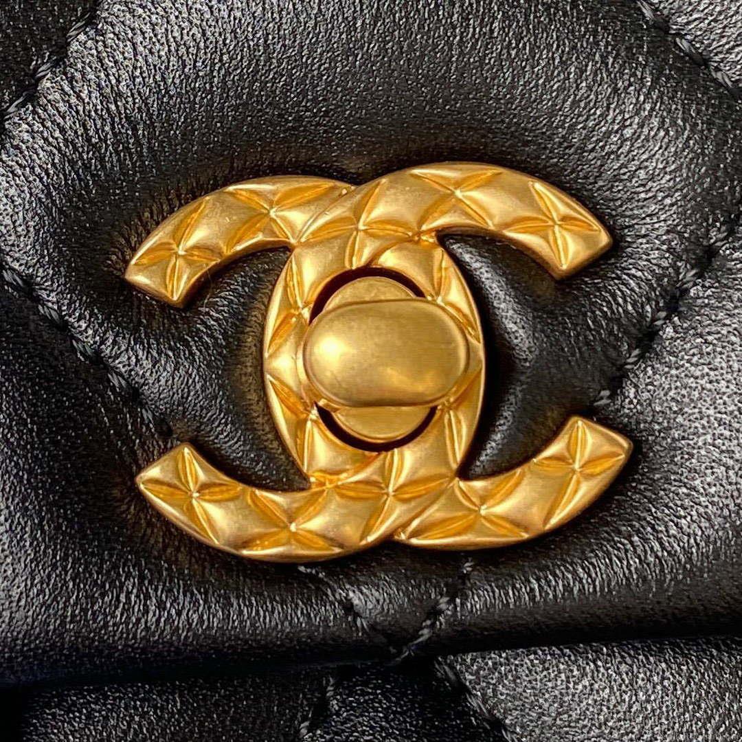 Chanel AS4274 Mini Flap Crossbody Bag Lambskin Black