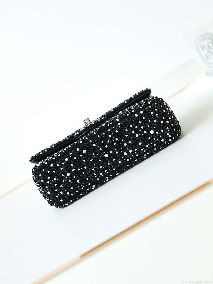 Chanel AS4268 EVENING Bag Strass Crystal Pearls & Ruthenium-Finish Metal