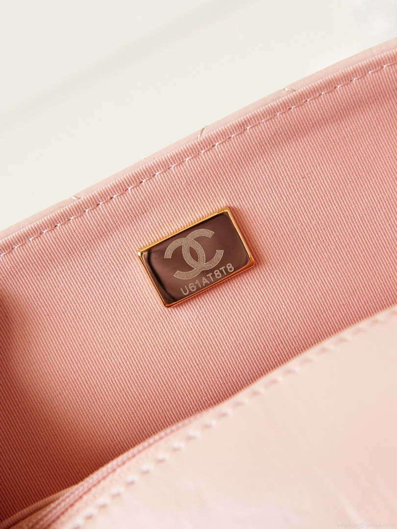 Chanel AS4423 Flap Lambskin bag Pink