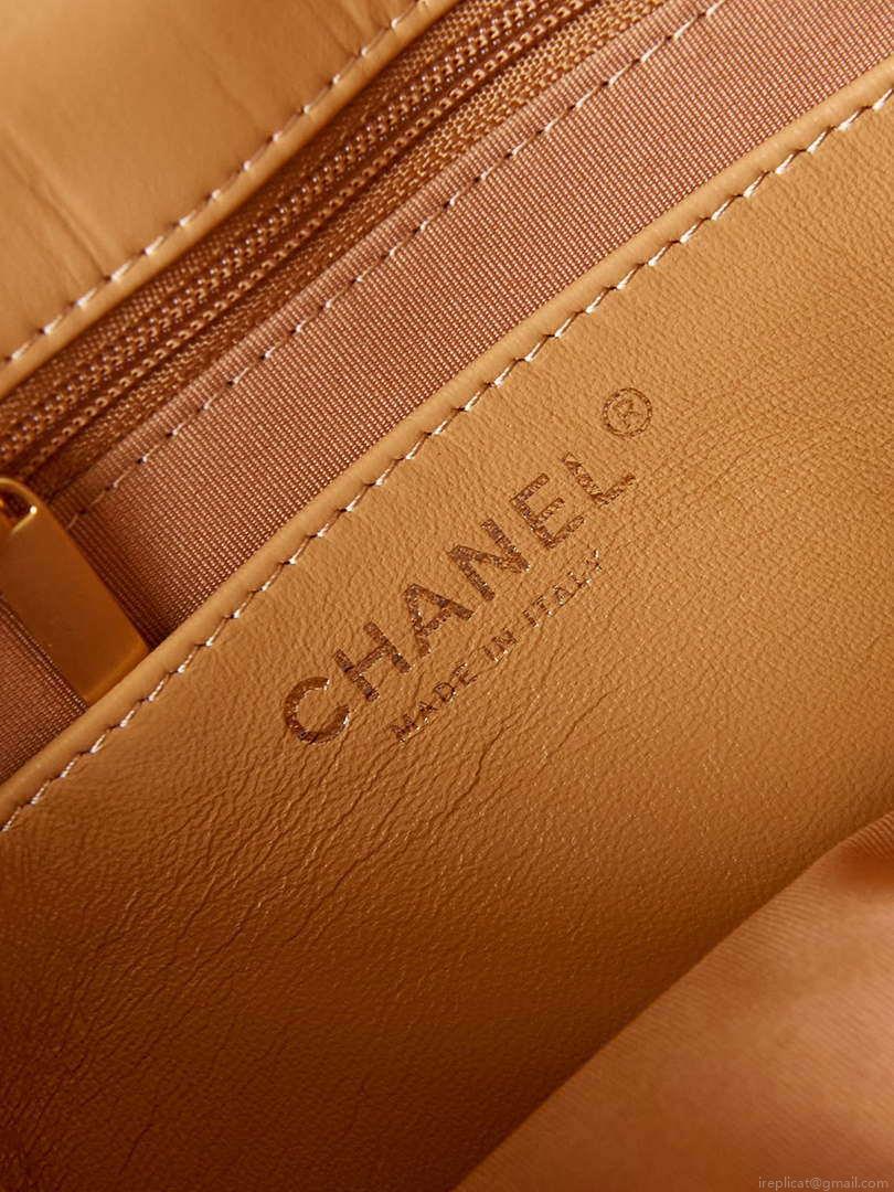 Chanel AS4423 Flap Lambskin bag Brown