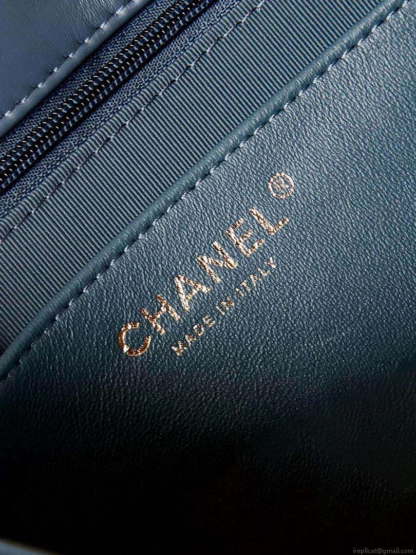 Chanel AS4423 Flap Lambskin bag Blue