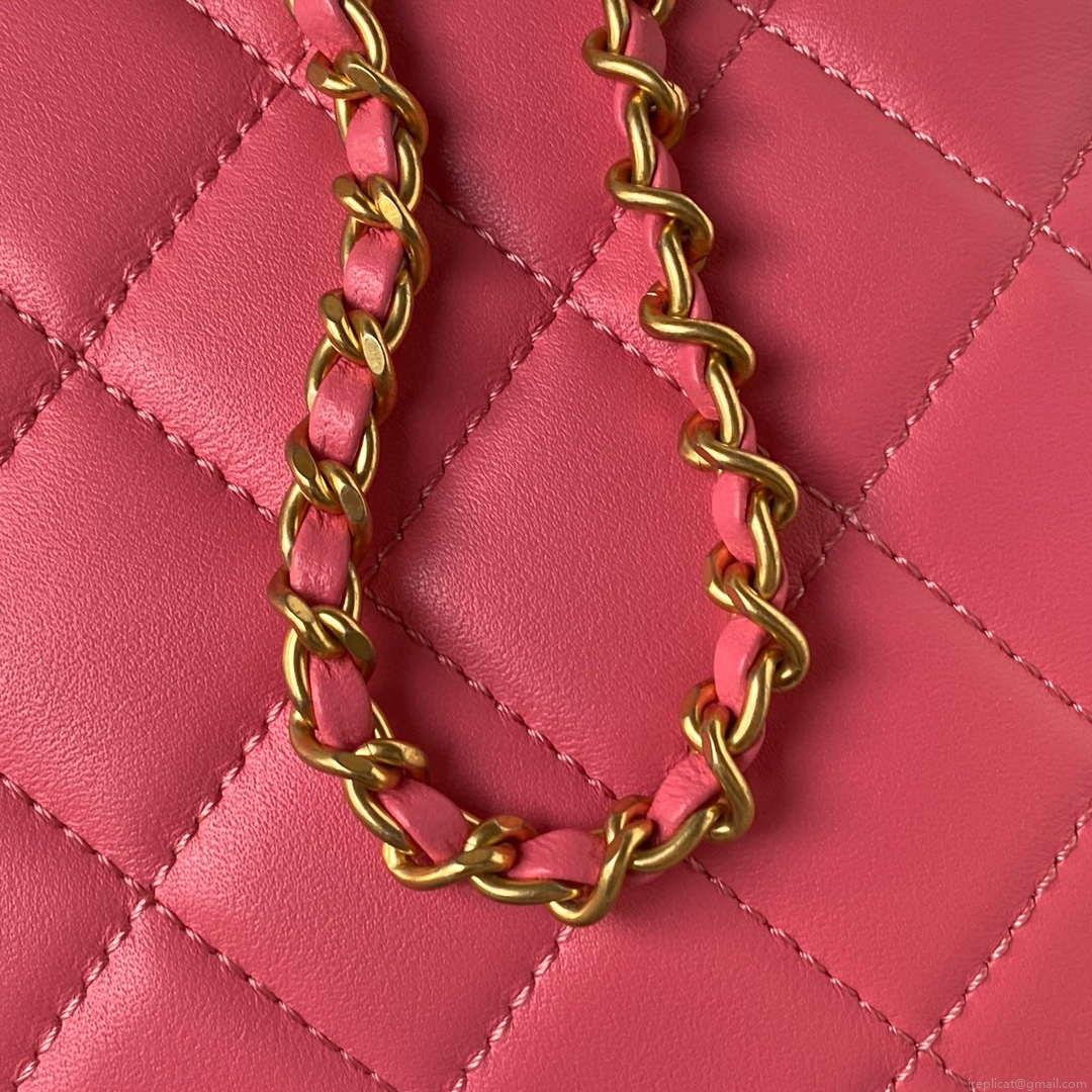 Chanel AS4610 Messenger bag Lambskin Red