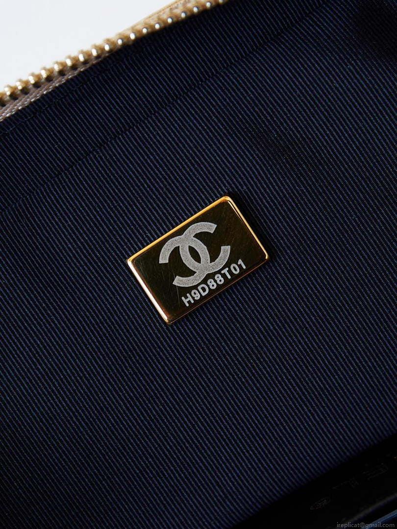 Chanel Backpack Metallic Lambskin & Gold-Tone Metal AS4621 Gold