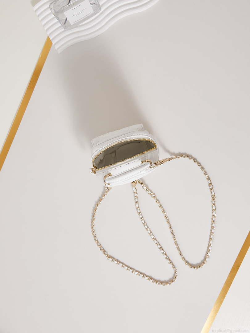 Chanel Ap3753 CLASSIC MINI Backpack Lambskin White