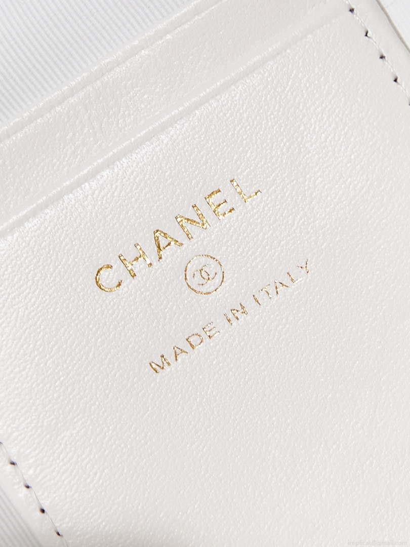 Chanel Ap3753 CLASSIC MINI Backpack Lambskin White