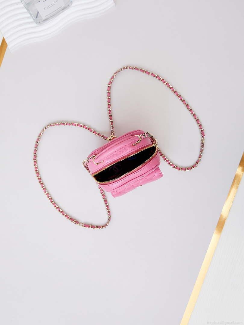 Chanel Ap3753 CLASSIC MINI Backpack Calfskin Hot Pink